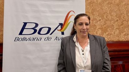 Boliviana de Aviación presente en ECTU 2024.