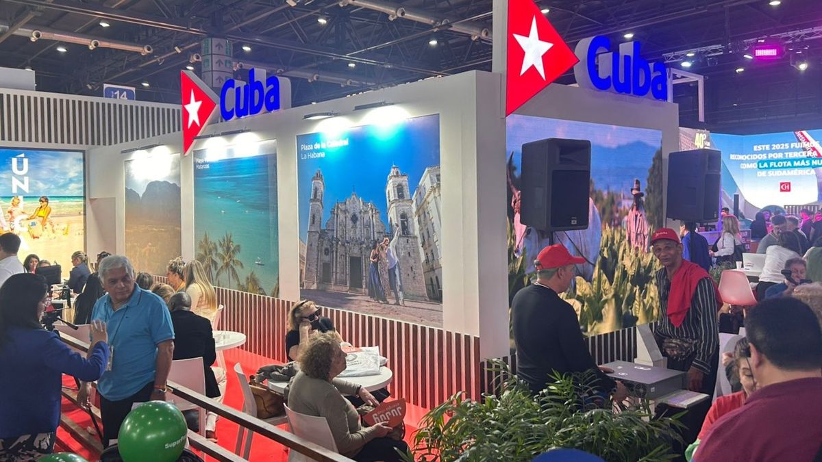 El stand de Cuba en FIT 2025. El stand de Cuba en FIT 2025.