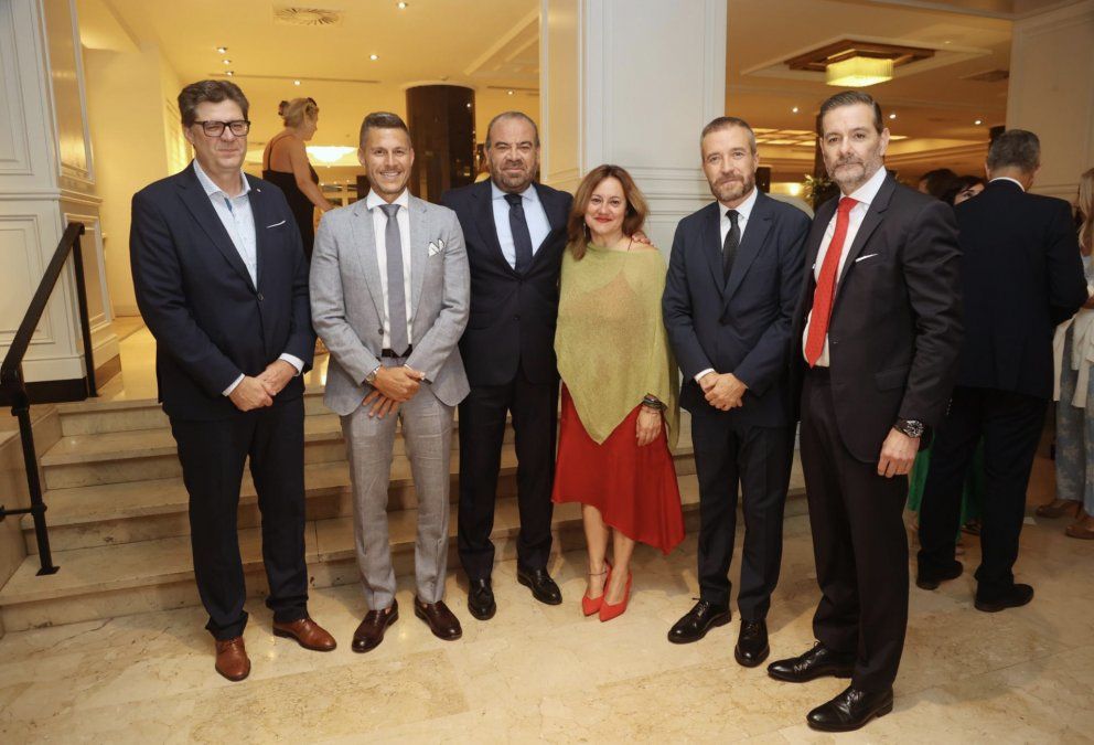 Algunos de los organizadores de la Gala Benéfica del Turismo.