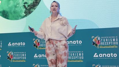 Paula Cortés Calle, presidenta ejecutiva de Anato, en el marco del 6° Encuentro de Turismo Receptivo.