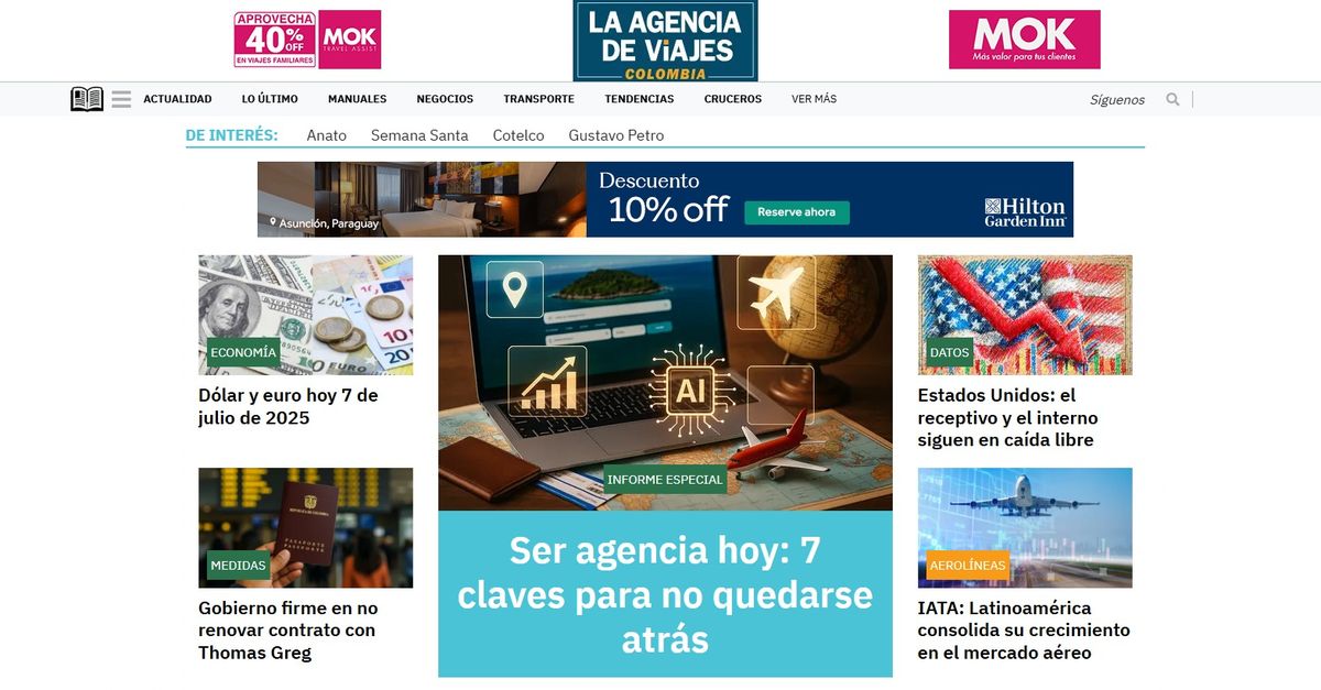 Los portales de Ladevi Medios y Soluciones, entre ellos, La Agencia de Viajes Colombia, son auditados por Google Analytics.&nbsp;