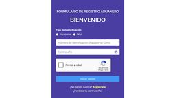 El Formulario de Registro Aduanero solo deberá ser llenado por pasajeros que tengan bienes sujetos de declaración. 