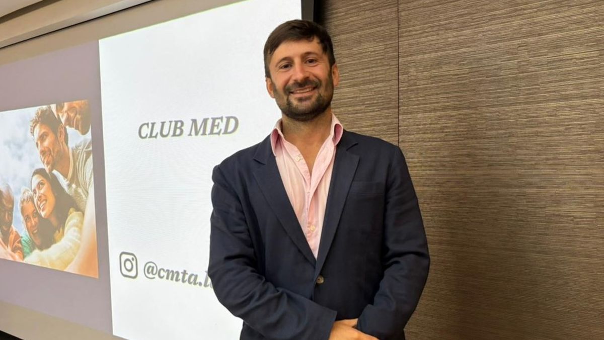 Lucas Martín López Siroti es el encargado de mercado a nivel regional para Club Med.
