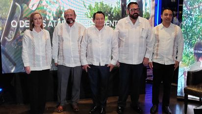El gobierno de Yucatán lanzó en Ciudad de México la campaña de promoción turística Santuario Maya.