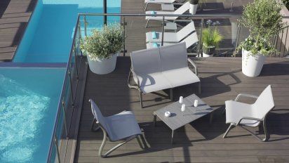 Los muebles de exterior deben ofrecer calidad y una decoración en sintonía con el entorno.