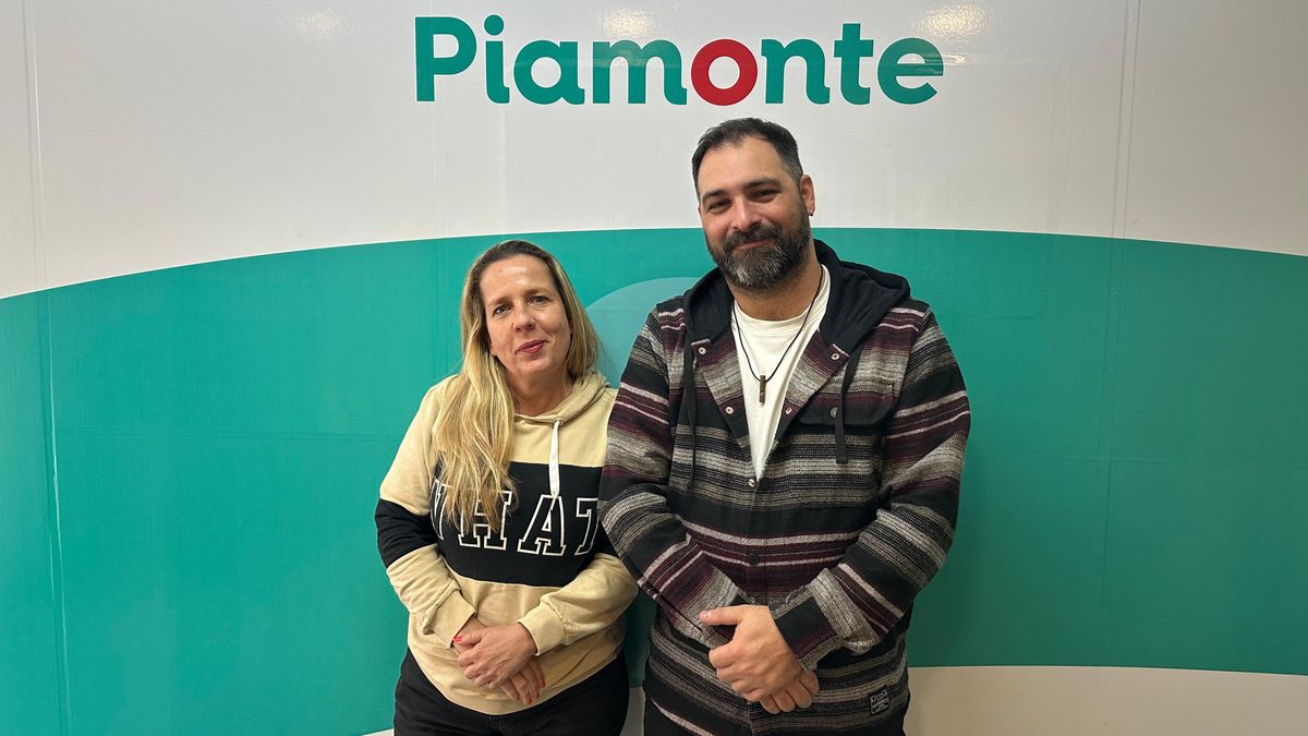 Carla Parvis, del equipo de Asesoramiento y Ventas de Piamonte Turismo, junto a Leandro Tártara, jefe de Producto Extremo Oriente, África y Pacífico Sur.