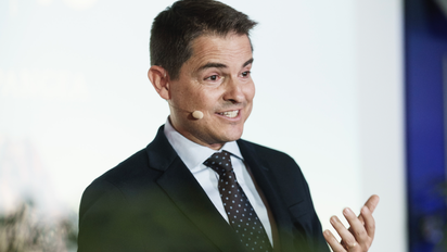 David Hernández, CEO de PANGEA, durante la gala de celebración por el décimo aniversario de la compañía.