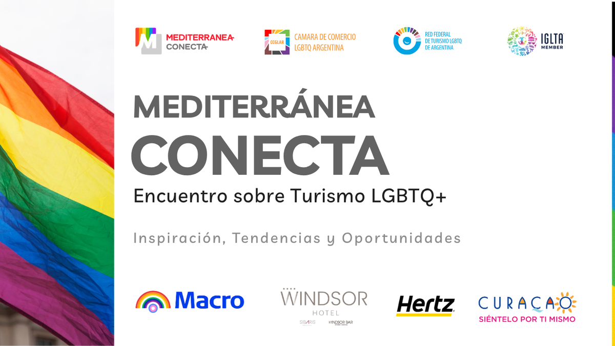 Mediterránea Turismo: primer encuentro enfocado en el turismo LGBTQ+.