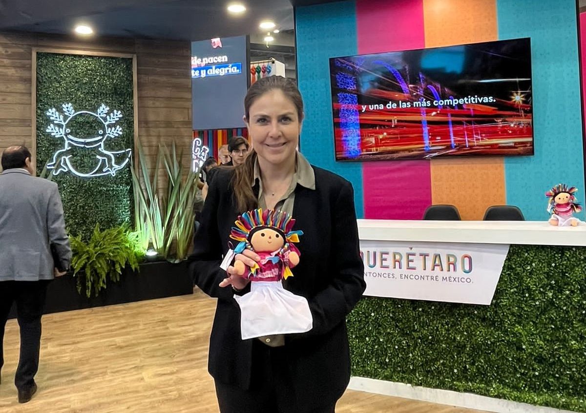 Adriana Vega Vázquez Mellado, secretaria de Turismo de Querétaro, representó al destino durante el 47º Tianguis Turístico de México.