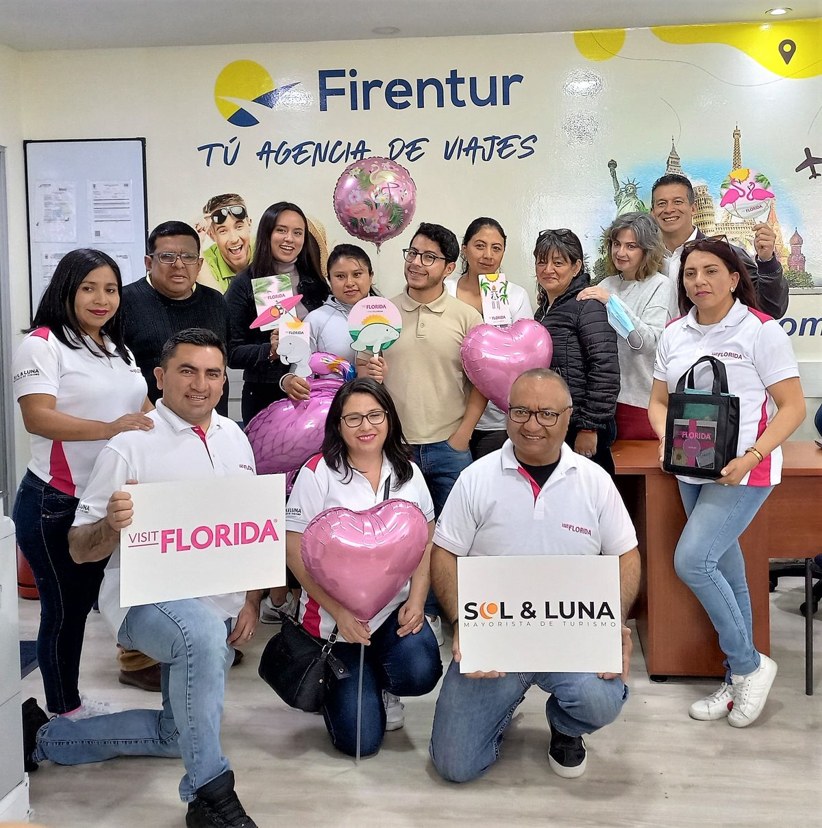 Firentur fue otra de las agencias que participó en la activación de Visit Florida y Sol & Luna. 