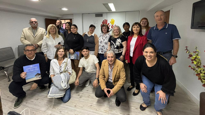 El equipo participante del seminario en las oficinas de Soles Fun & Leisure en CABA.