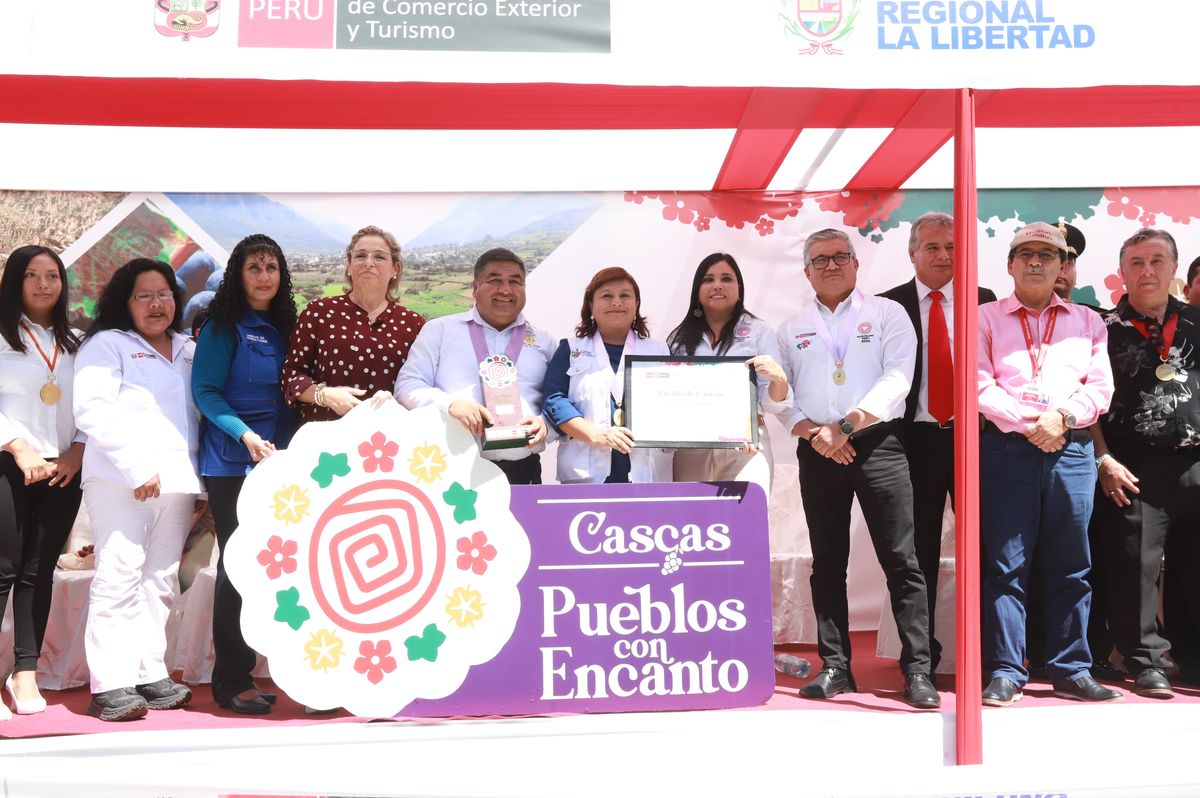 Mincetur otorgó el reonocimiento al pueblo de Cascas como pueblo con encanto. - Ladevi Medios y Soluciones Mincetur otorgó el reonocimiento al pueblo de Cascas como pueblo con encanto.