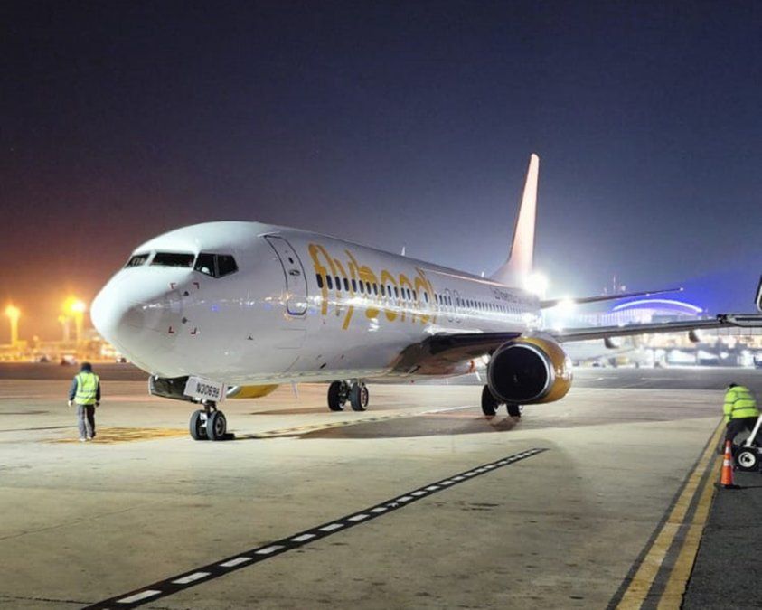 El avión número 13 de Flybondi.
