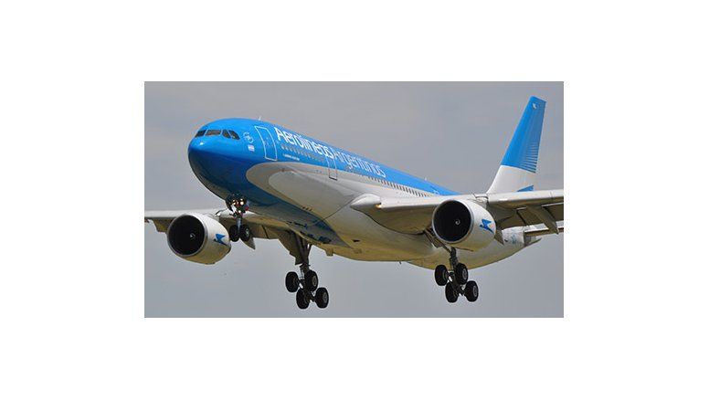 Un Airbus A330/200 de Aerolíneas Argentinas como el que vuela hacia Shemeretyevo.