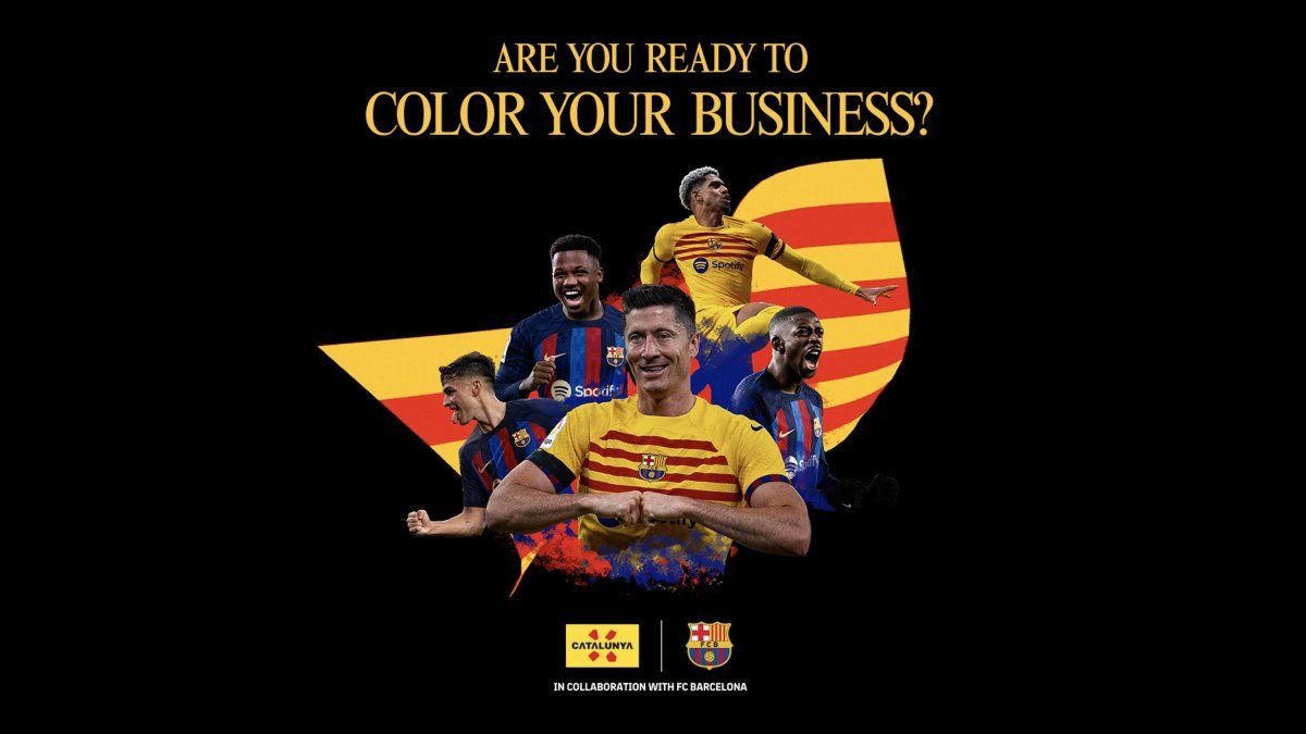 Cartel del Barça y la Generalitat para pormocionar Cataluña en EE.UU&nbsp;