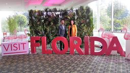Angel Sarria (Disney Destinations) y Dana Young (Visit Florida).
