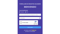 Formulario de Registro Aduanero digital será un requisito obligatorio.