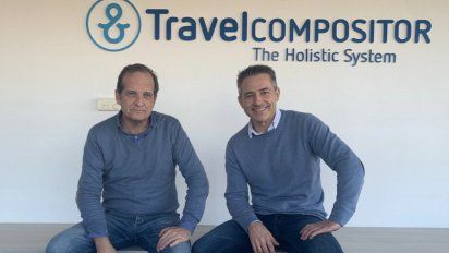 &nbsp;Manuel Aragonés (fundador) y José Díaz (director general), de Travel Compositor