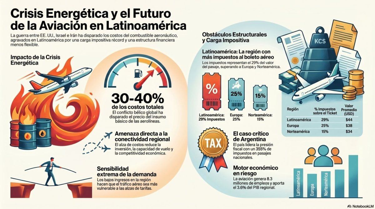 El Impacto de la crisis energética en el sector aerocomercial de Latinoamérica (elaborado en Notebook LM sobre datos de IATA) El Impacto de la crisis energética en el sector aerocomercial de Latinoamérica (elaborado en Notebook LM sobre datos de IATA)