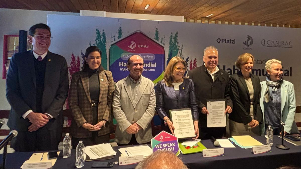 De cara a la Copa Mundial de Futbol, Canirac y Ceneval presentaron el programa de capacitación en inglés para el sector restaurantero “Habla Mundial”.