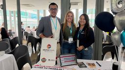 Felipe Cortés, Laura Duque, Yurany Ruiz, Grupos Travel, en el marco de Ladevi Workshop 2026-2 en Medellín.