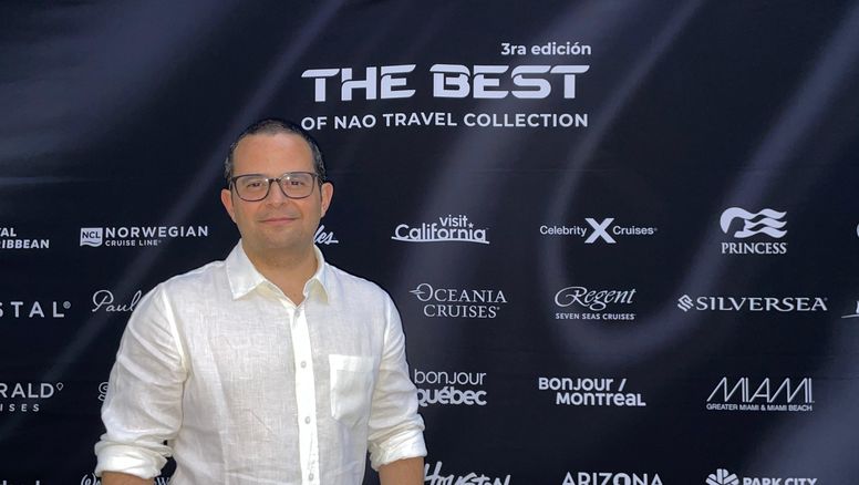 Mauricio Bustamante, CEO de Nao Travel Collection, encabezó la inauguración de The Best of Nao.