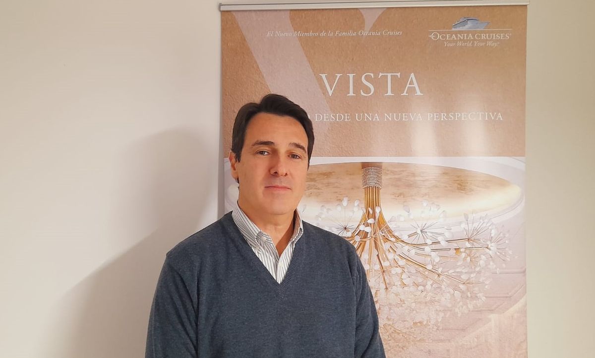 Adrián Pavese, ejecutivo senior de Vanguard Marketing, representación de Oceania Cruises en Argentina.