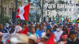 Gremios piden que la marcha del 15 de octubre se realice con respeto y en paz.