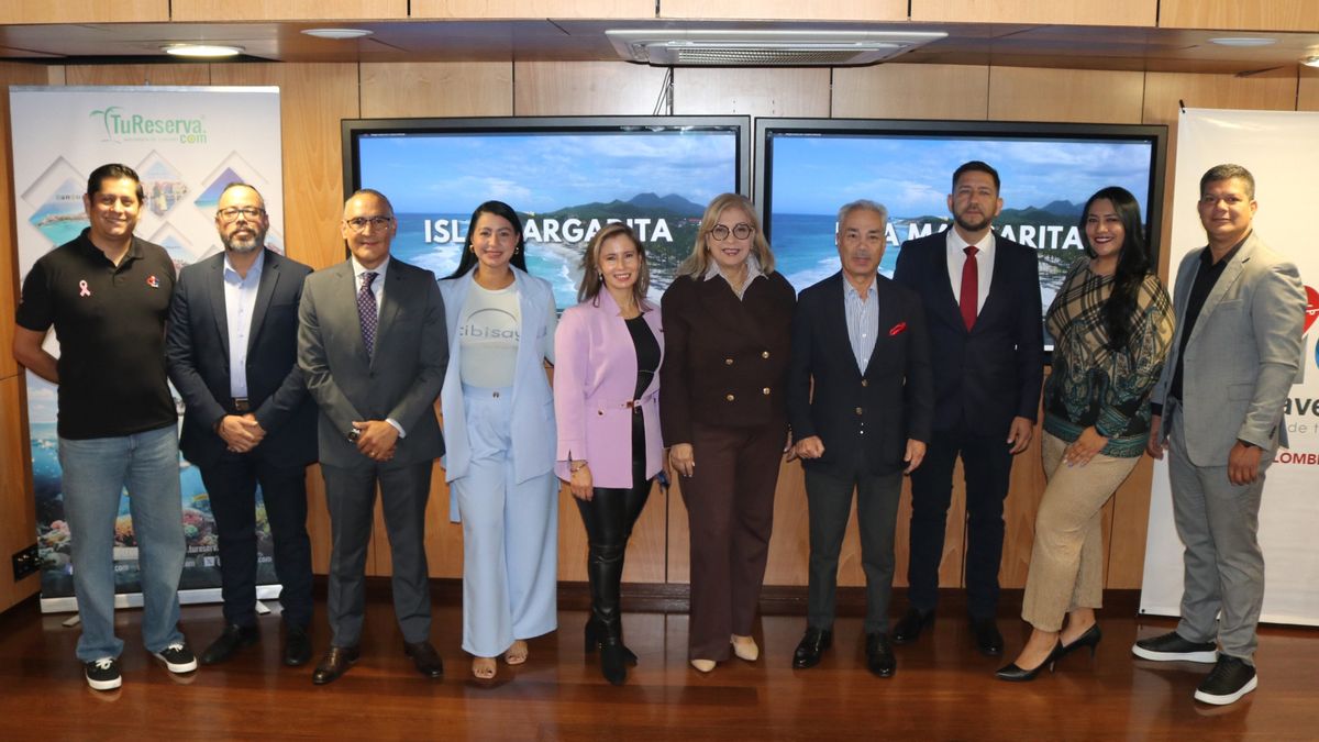 Andrés Bohórquez, director comercial de CIC Travel; Pedro Albornoz, director comercial del Hotel Costa Caribe; Diego Ariza, gerente de Tureserva.com; Gabriela Rincón, gerente comercial del Hotel Tibisay; Olga Lucía Trujillo, gerente regional de Mayoristas en Wingo; Gilma Gil, gerente comercial de BT Travel; Gerardo Duque, director de Fuerza Delta; Francisco Torres, representante de LD Hoteles; y Vanessa Cabrera, gerente de ventas internacionales del Hotel Wyndham.