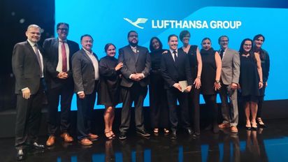 Lufthansa celebra su 100 aniversario y 60 años en México