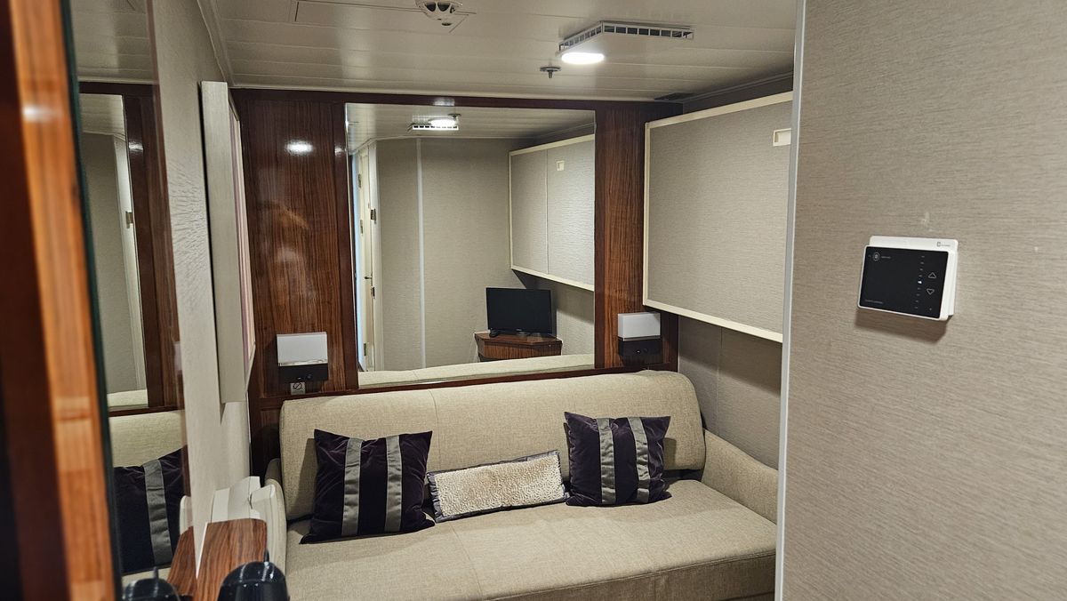 Sala de estar de Penthouse.