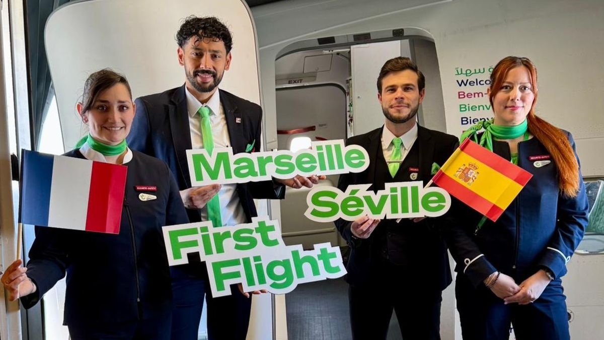 Vuelo inaugural Sevilla-Marsella de Transavia