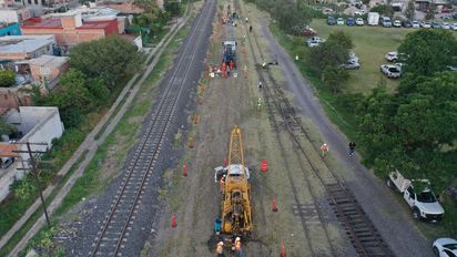 Avanzan obras de la red de trenes de pasajeros