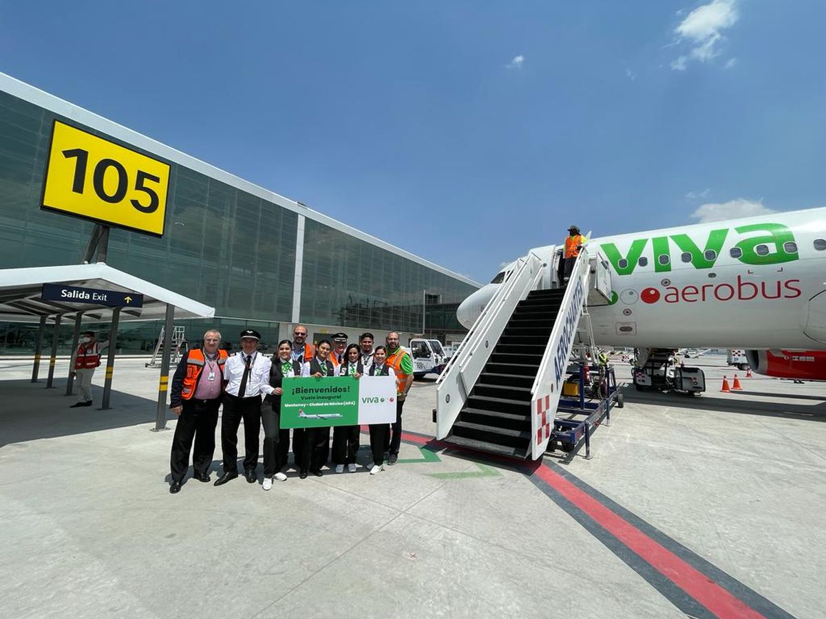 Viva Aerobus inauguró sus nuevas rutas desde/hacia el nuevo Aeropuerto Internacional Felipe Ángeles (AIFA) a Monterrey y a Guadalajara.