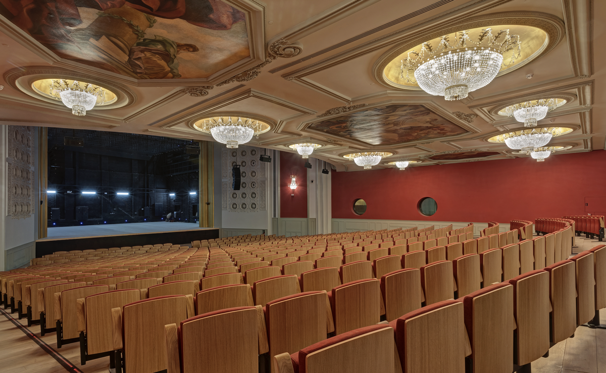 Interior del Teatro Albéniz, en Madrid.