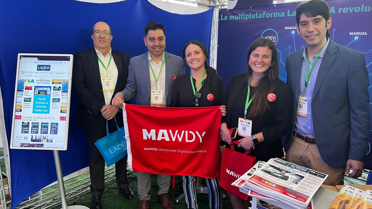 Representantes de Mawdy junto al equipo de Ladevi.&nbsp;