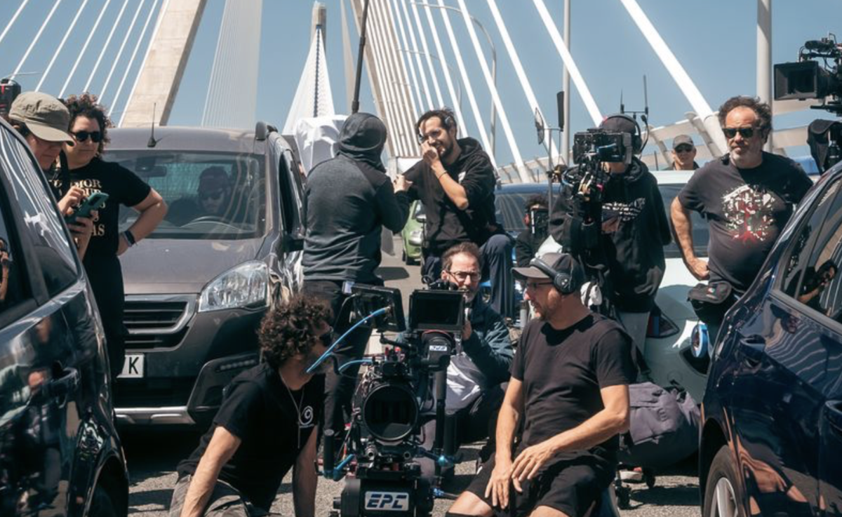 Set de rodaje en Cádiz, Andalucía.