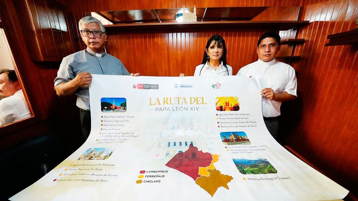 Mincetur anunció la creación de una nueva ruta turística dedicada al primer pontífice nacionalizado peruano. - Ladevi Medios y Soluciones Mincetur anunció la creación de una nueva ruta turística dedicada al primer pontífice nacionalizado peruano.