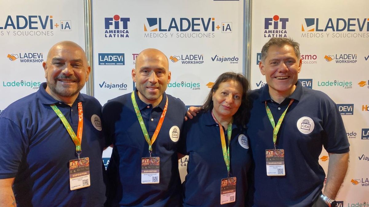 Grupo GEA: Marcelo Costa, director de nuevos mercados y negocios; Matias Duek, ceo para Latam; Maria Jose Boccardo, gerenta de producto y contrataciones; Marcelo Capdevila, presidente para Latinoamérica.