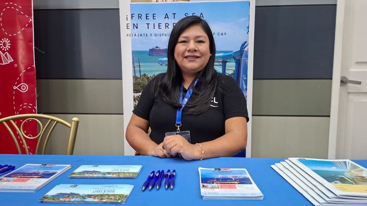 Katherine Flores, de MP Global Cruises. Katherine Flores, de MP Global Cruises.