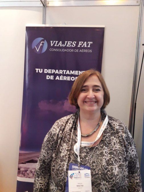 Paola Maltas, ejecutiva de Cuentas de Viajes Fat.
