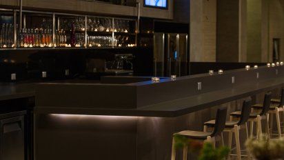 Restaurante The Bistro, de Courtyard Santiago.&nbsp;