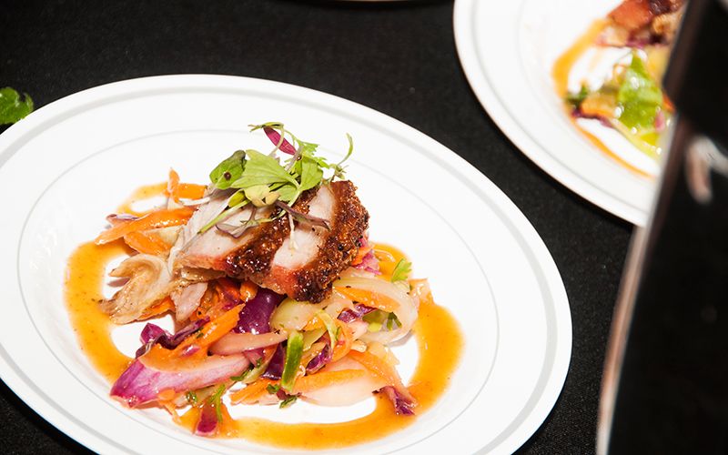 Los sabores locales son una tentación a la hora del almuerzo o la cena.