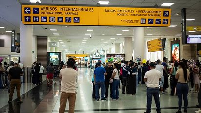 Aeropuerto José Joaquín de Olmedo de Guayaquil lideró tráfico internacional de pasajeros.&nbsp;