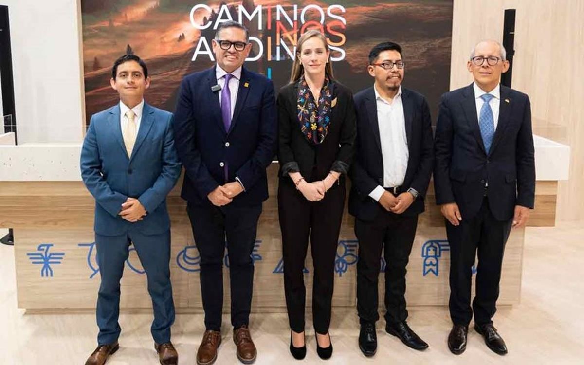La comunidad Andina (CAN) aprovechó Fitur 2025 para presentar Caminos Andinos.
