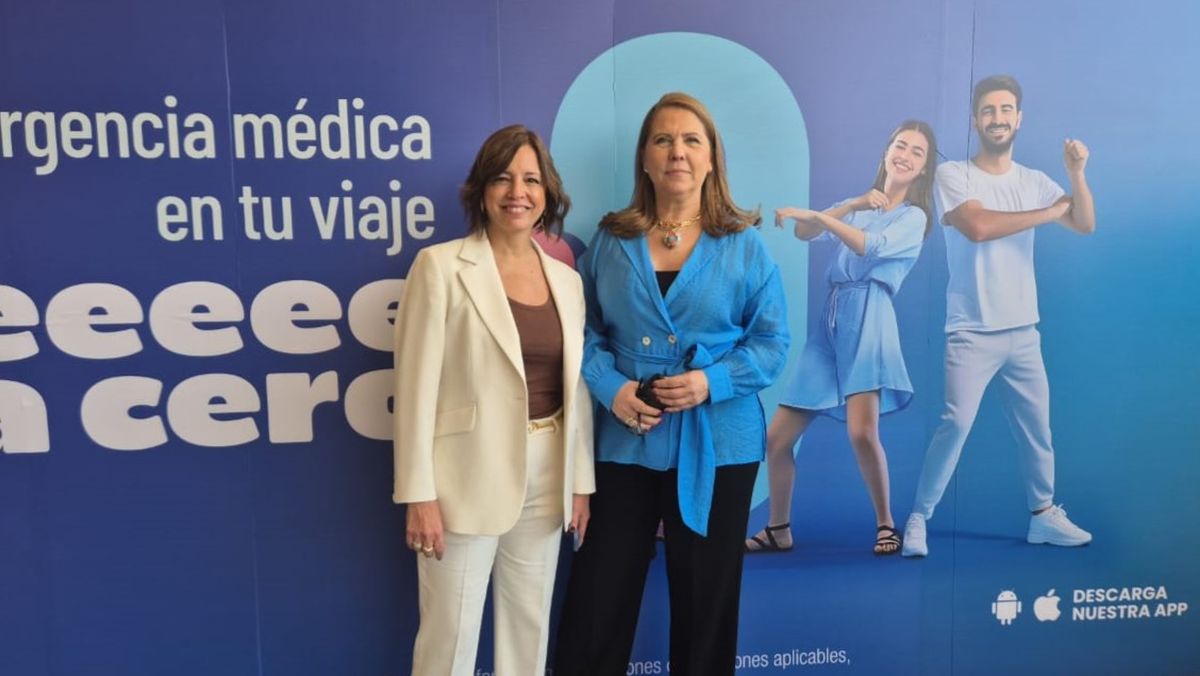 Silvia Garcia Fillol y Lourdes Crosky, de Universal Assistance, en EPTUR.