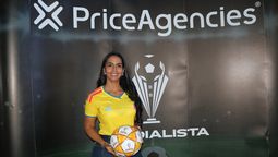 María del Pilar Escobar, gerente de Agencias de PriceTravel, durante la caravana PriceAgencies Mundialista 2026 en Bogotá.&nbsp;