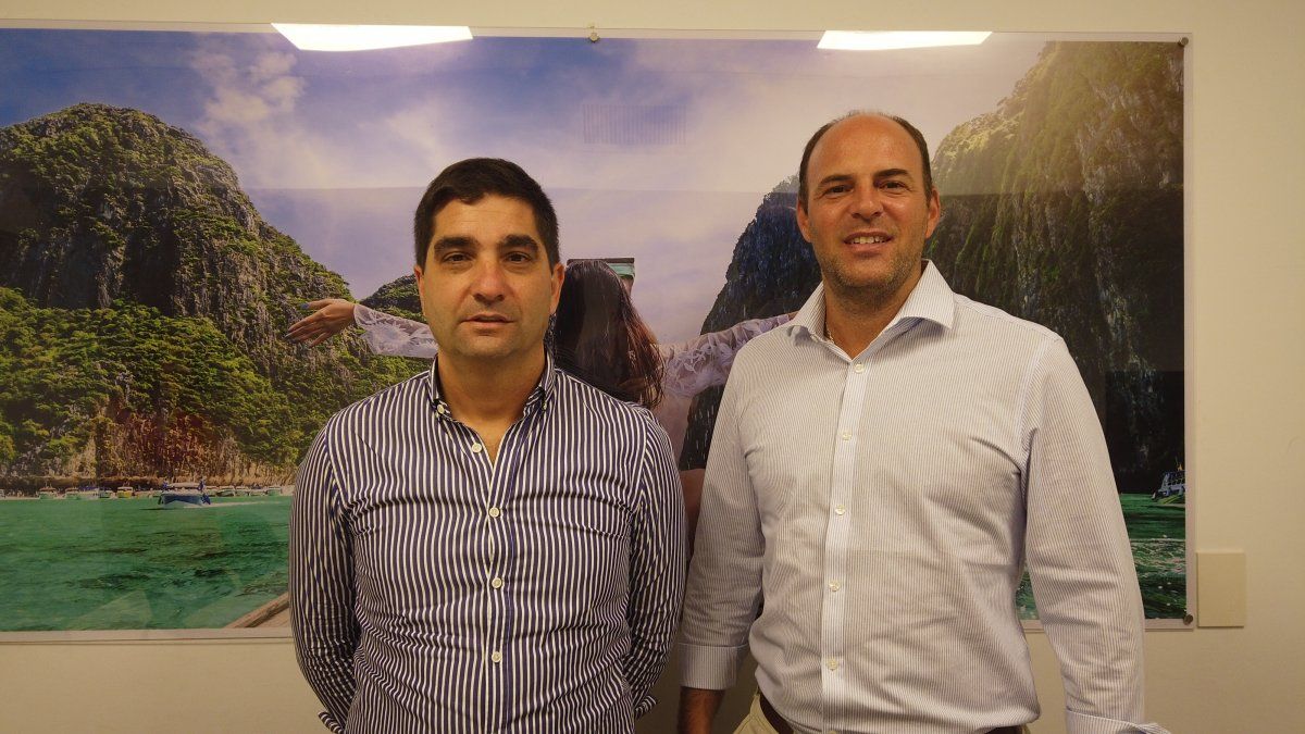 Santiago Sotelino y Pablo Aperio.