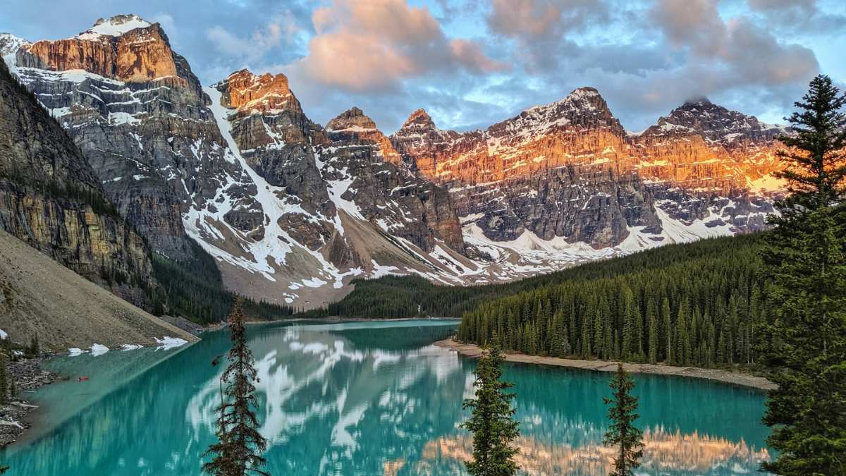 El Parque Nacional Banff forma parte de los Parques de las Montañas Rocosas.