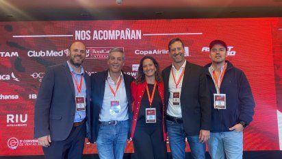 Los responsables de Travel Services de Argentina, Chile y Uruguay (Campomar Viajes).